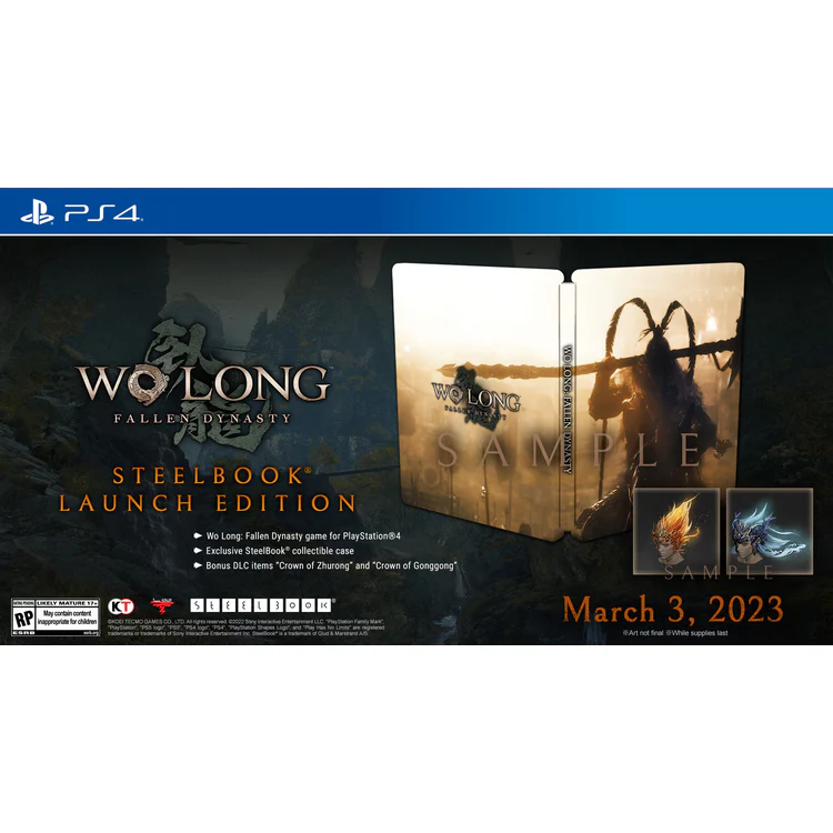 Wo Long Fallen Dynasty Steelbook Launch Edition - PlayStation 4