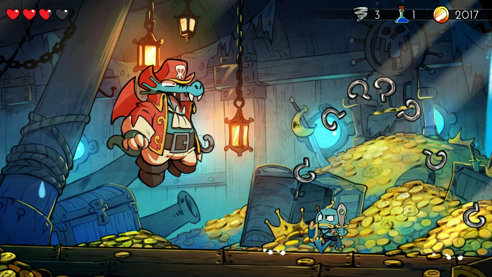 Wonder Boy The Dragons Trap (Only Ships in Canada) - Playstation 4 - Image 3