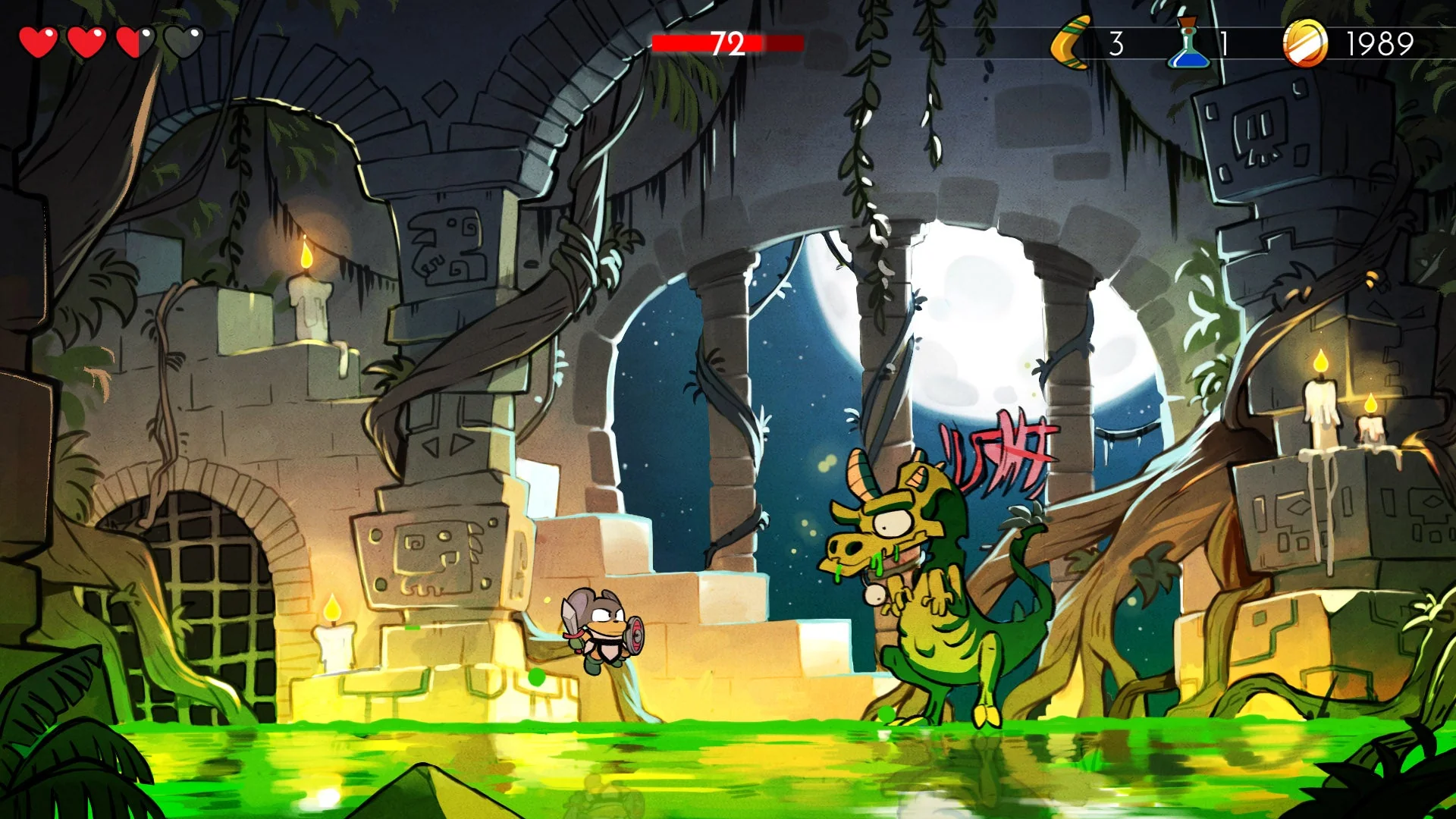Wonder Boy The Dragons Trap (Only Ships in Canada) - Playstation 4 - Image 9