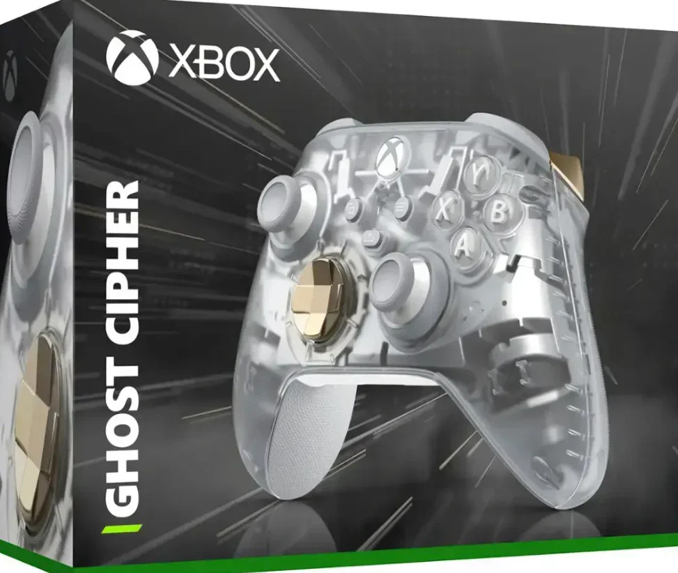 Xbox Wireless Controller – ( Ghost Cipher ) for Xbox Series X|S, Xbox One, and Windows 10 Devices