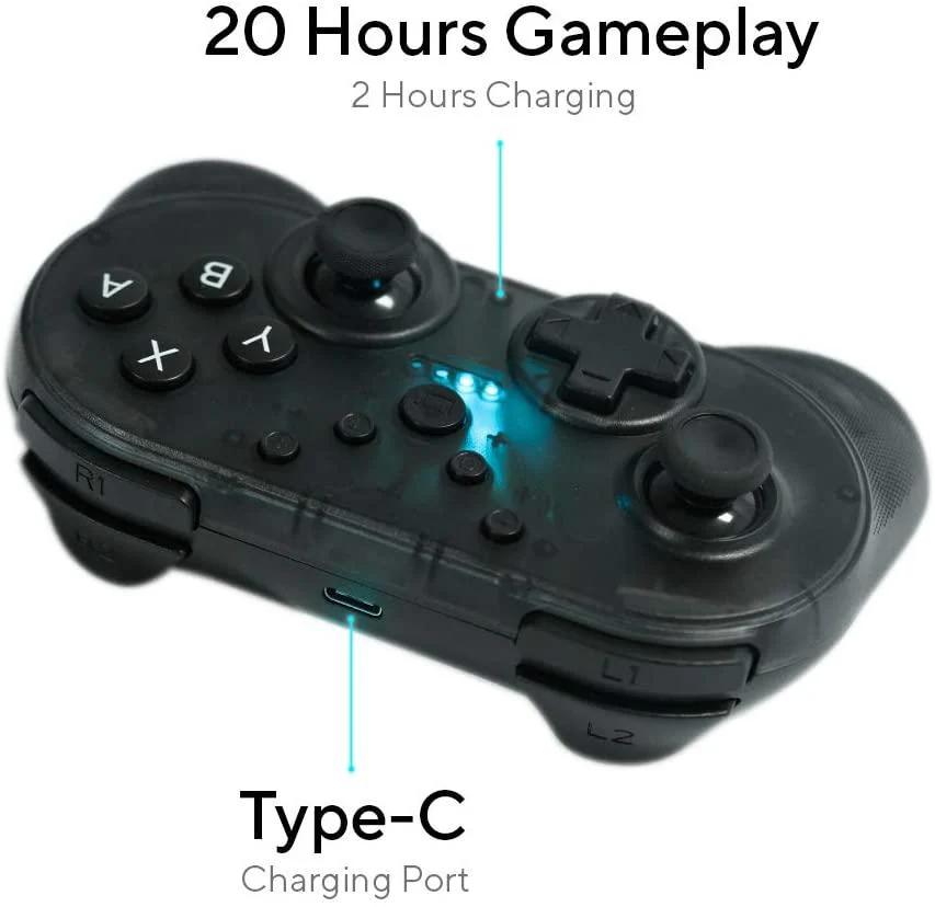 YOOL Wireless Mini Gamepad w/ Turbo Mode + Amiibo NFC Support - Image 4