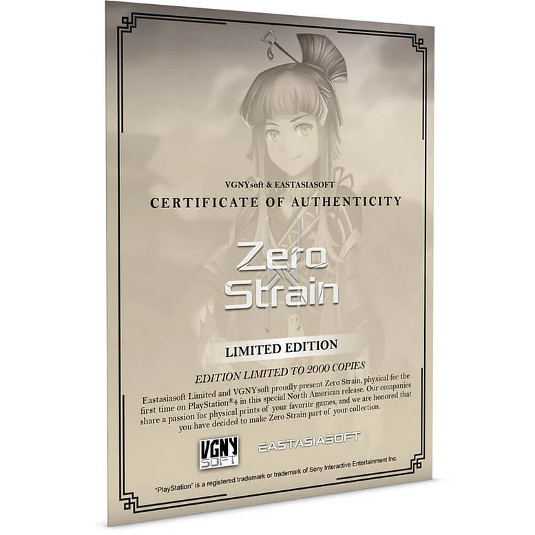 Zero Strain - PlayStation 4 [VGNYSOFT] - Image 4
